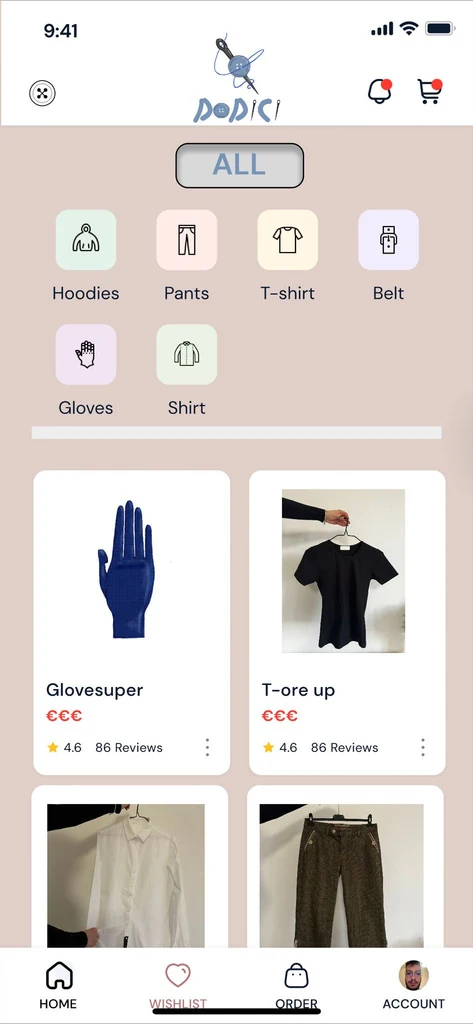 Catalogo dei capi già adattati con recensioni